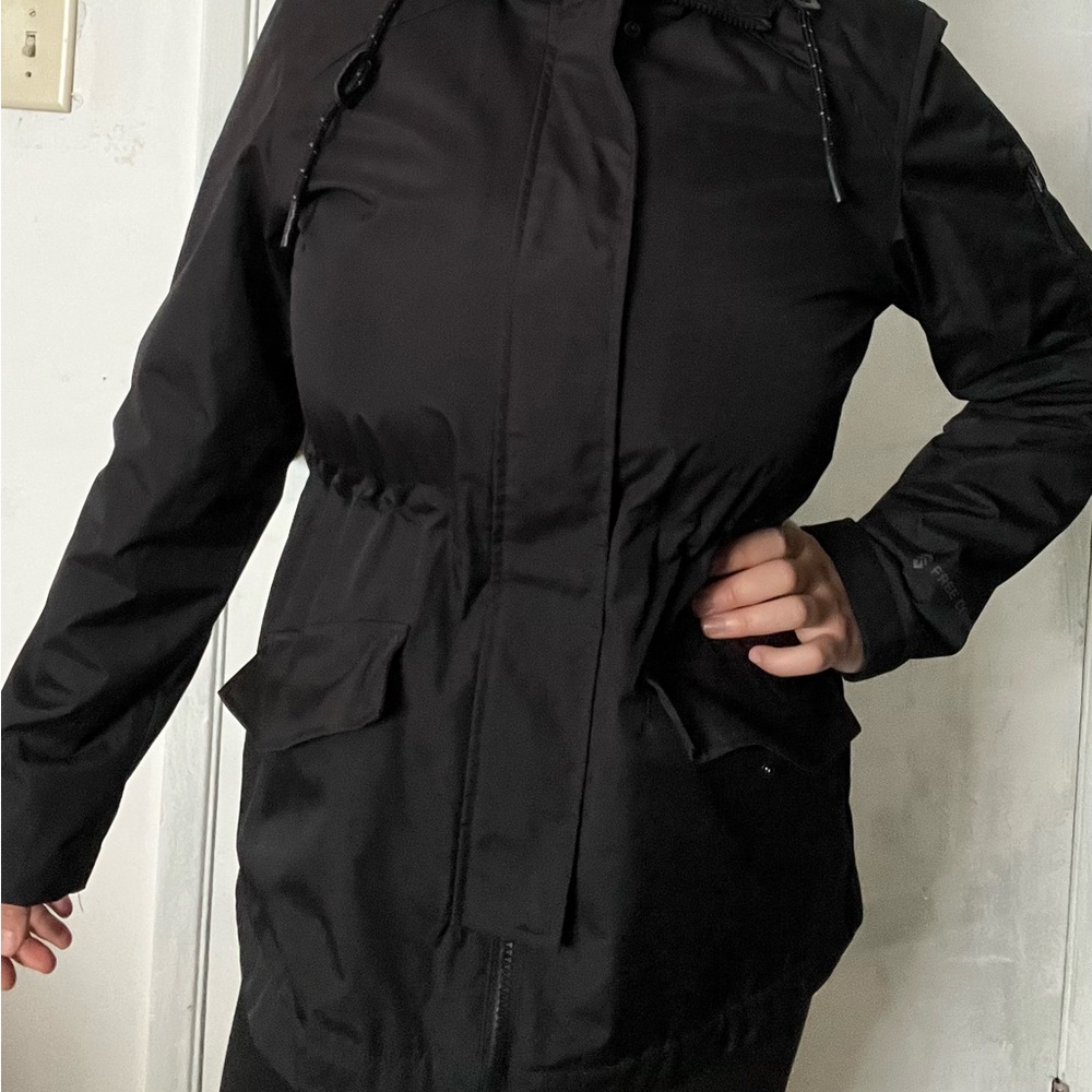 Women's Black Hooded Jacket